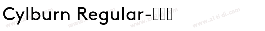 Cylburn Regular字体转换